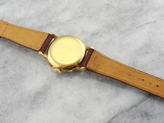 Vintage Mathey Tissot 1960's Wrist Watch in 18K Y… - image 3