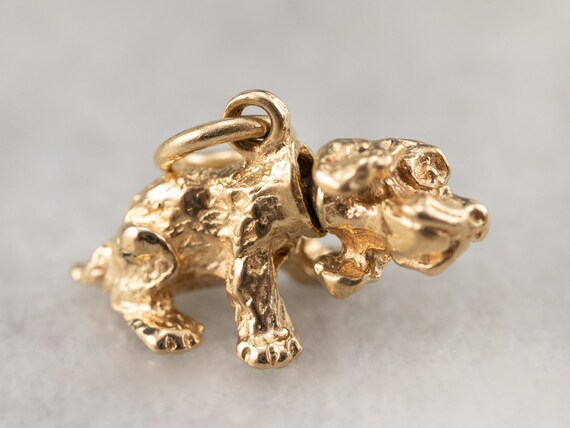 Bobble Head Cocker Spaniel Charm, 14K Gold Dog Ch… - image 7