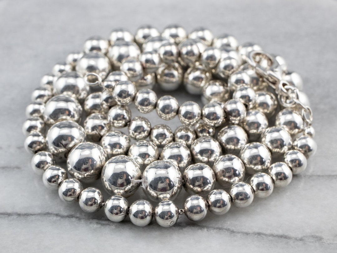 【DISCERNMENT】Surgical ball Beads necklace (handmade) Surgical ball Beads necklace (handmade) - DISCERNMENT