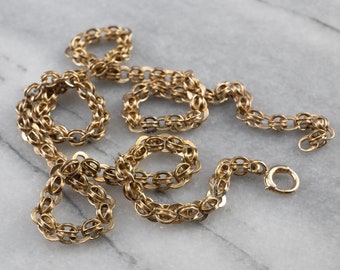 Antik GoldKette Halskette, Specialty Chain, Schwere Goldkette, Unisex Kette, 21 Inch Kette, F36JZA01