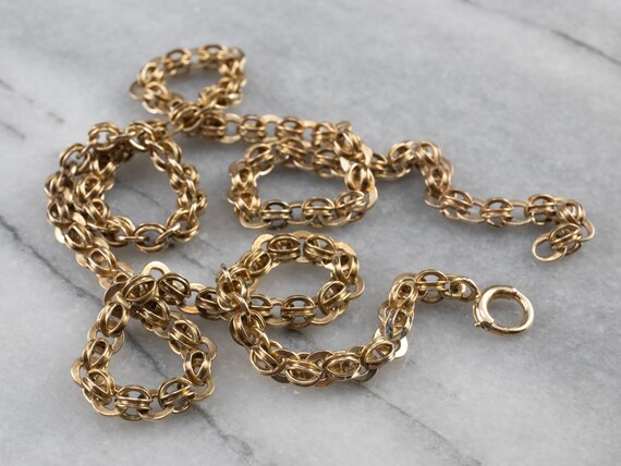 Antique Gold Chain Necklace Specialty 