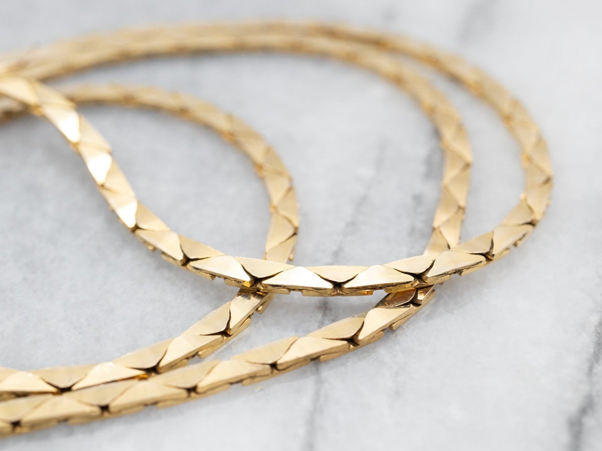 Cobra chain necklace discount