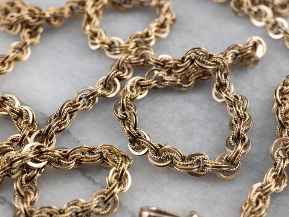 Victorian Gold Specialty Chain, Fancy Chain, 10K … - image 1