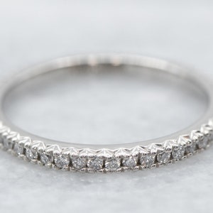 Platinum Diamond Band, Diamond Eternity Band, Anniversary Band, Diamond Wedding Ring, Stacking Ring, Stacking Band, Birthday Gift A21150