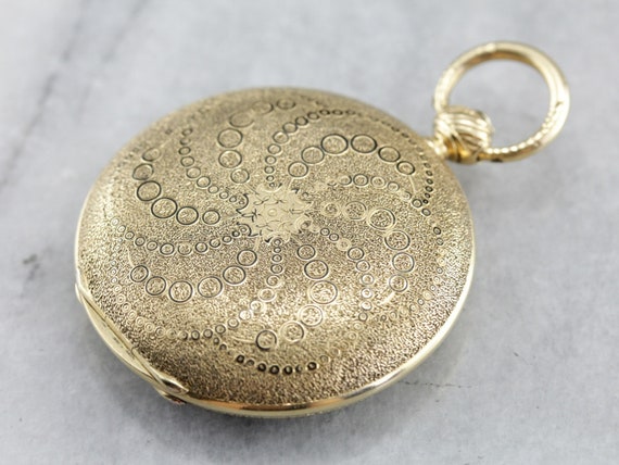 Antique Charles E Jacot Pocket Watch, Rare Pocket… - image 2