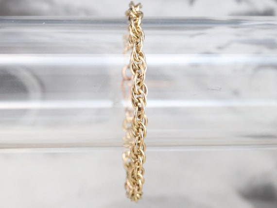 Woven Chain Link Bracelet, Woven Link Bracelet, R… - image 6