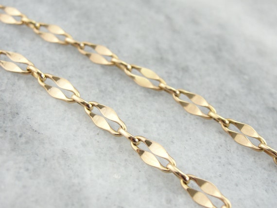 Beautiful Vintage Gold Choker Length Chain for Pe… - image 1