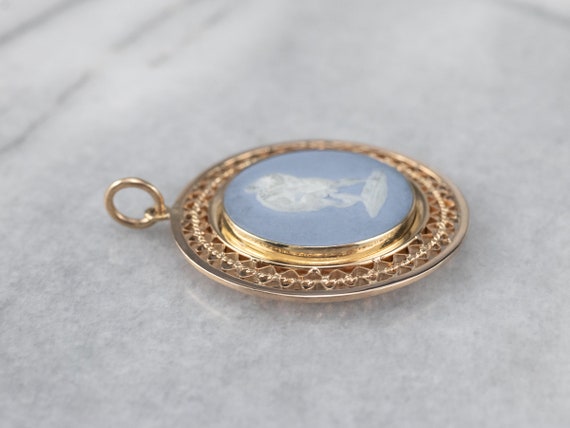 Vintage Wedgwood Cameo Pendant, Wedgwood Cameo Je… - image 4