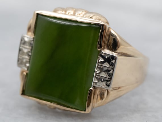 Antique mens jade rings deals