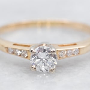 Dainty Diamond Engagement Ring, Diamond Ring, Diamond Engagement, Engagement Ring, Gold Diamond Ring, Yellow Gold Ring, Engagement A51386