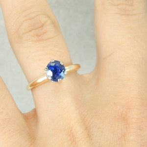 Fine Ceylon Sapphire Engagement Ring Classic Sapphire - Etsy