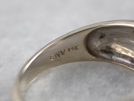 Twisting Diamond White Gold Band, Anniversary Rin… - image 6