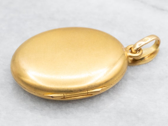 Victorian Bloomed Gold "AR" Monogrammed Locket, B… - image 2