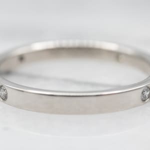 Palladium and Diamond Band, Diamond Wedding Band, Etoile Band, Anniversary Band, Stacking Band, Diamond Jewelry, Palladium Band A28660