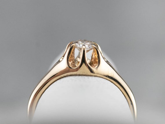 Buttercup Diamond Solitaire Ring, Diamond Engagem… - image 8
