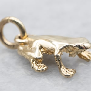 Yellow 14 Karat Gold Frog Charm, Gold Frog Charm, Vintage Charm, Frog Pendant, Animal Charm, Charm Bracelet A30062