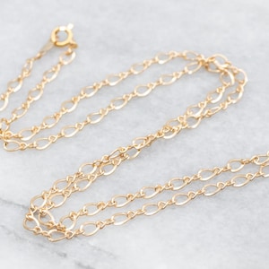 Infinity Link Chain, Yellow Gold Chain, Infinity Link Chain, Chain Necklace, Link Necklace, Infinity Link, Infinity Link Necklace A42223