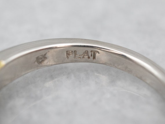 18K Gold & Platinum Ruby Ring, Oval Solitaire, Sc… - image 2