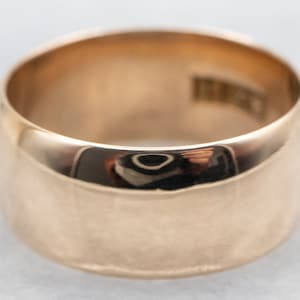 Wide Gold Wedding Band, Wide Band, Wedding Band, Gold Band, Gold Wedding Band, Wide Wedding Band, Anniversary Band, Unisex Band A40511