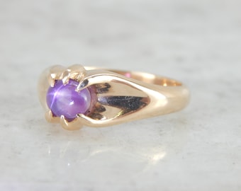 Pink Star Sapphire Ring in Vintage Setting RFCM5H-R