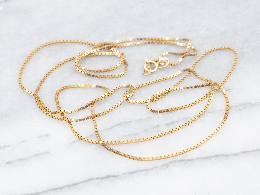 ネックレス・ペンダント Golden Chain Necklace 2 14k Yellow Gold 22
