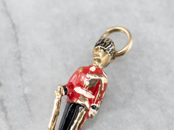 The Queen's Guard Gold and Enamel Charm, Vintage … - image 6