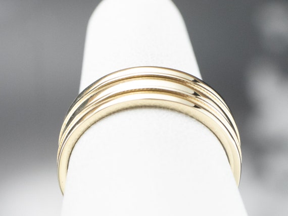 Stacked Gold Band, Yellow Gold Band, 14K Yellow G… - image 8