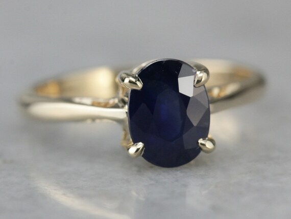 bague solitaire saphir or jaune bague solitaire saphir or jaune