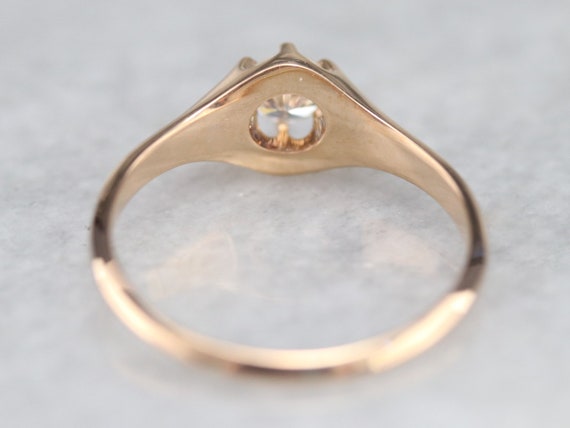 Buttercup Diamond Solitaire Ring, Rose Gold Diamo… - image 5