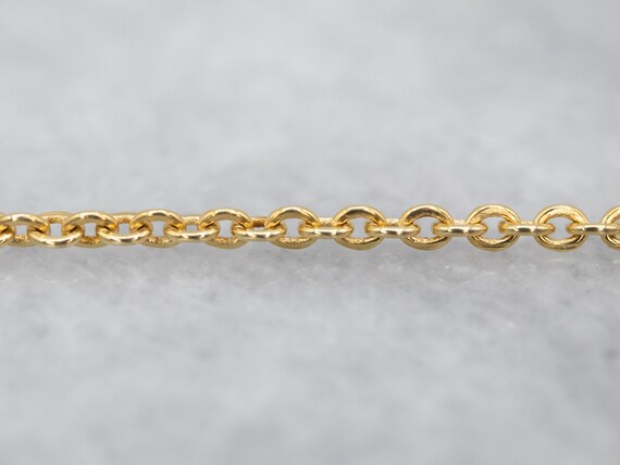 18K Yellow Gold Diamond "Love Saver" Pendant Necklace, Jose Hess View 4