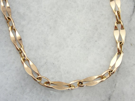Beautiful Vintage Gold Choker Length Chain for Pe… - image 3