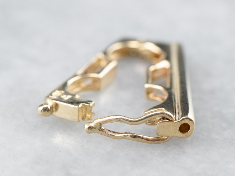 14K Gold Pearl Shortener Clasp Pearl Extender Enhancer Etsy