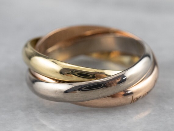 vintage cartier trinity ring