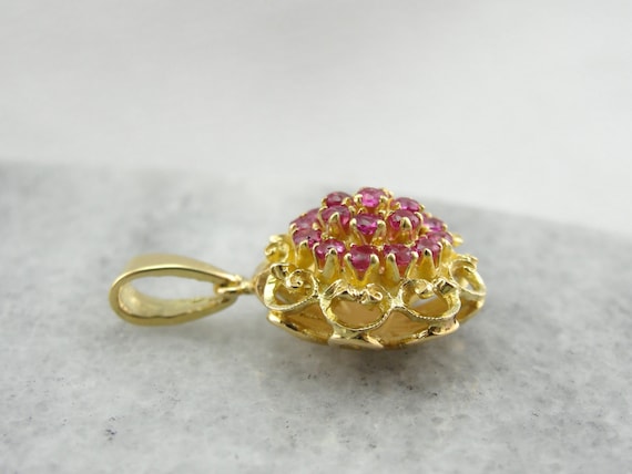 Atomic Rubies: Vintage HIgh Karat Gold and Ruby C… - image 3