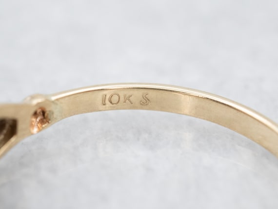 Diamond Gold Engagement Ring, Diamond Solitaire E… - image 3