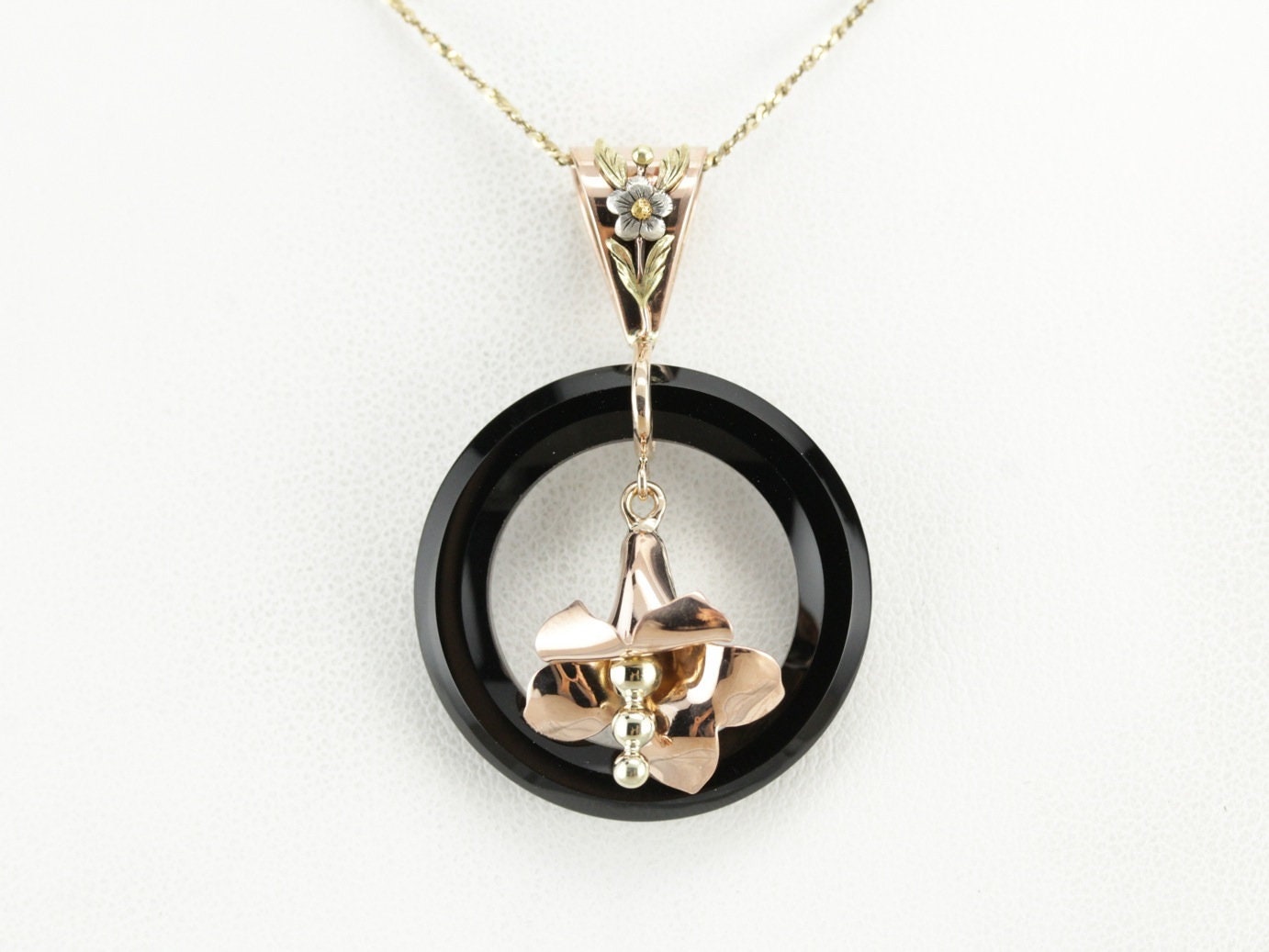 ネックレス・ペンダント Monday Edition _ Onyx With Ribbon Necklace Monday Edition】24SS ONYX WITH RIBBON NECKLACE (Monday