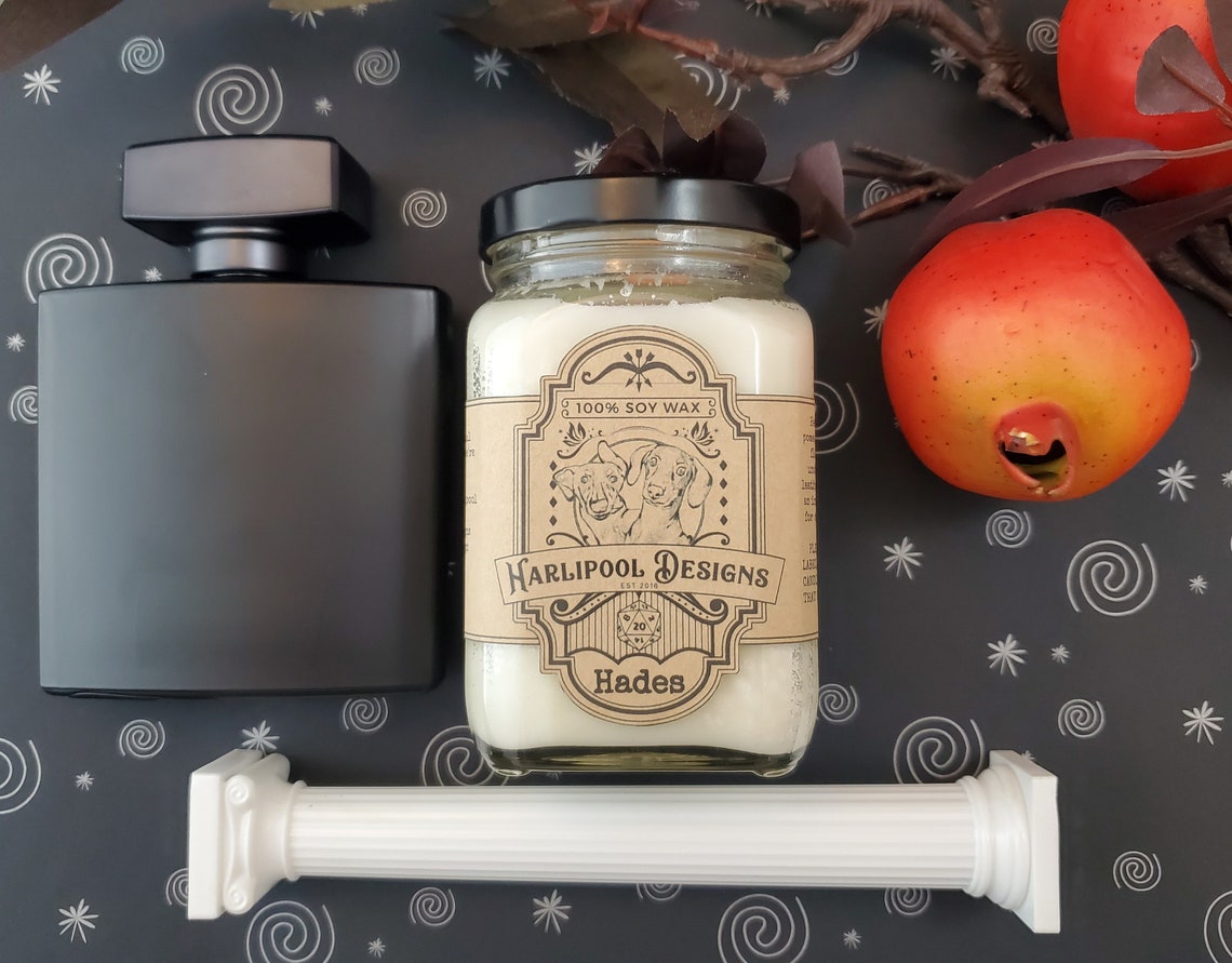 8oz Hades Wooden Wick Ugly Candle Etsy