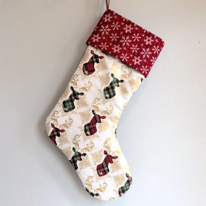 Christmas Stocking // Modern Christmas Stocking // Christmas Decor // Holiday Decor