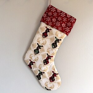 Christmas Stocking // Modern Christmas Stocking // Christmas Decor // Holiday Decor