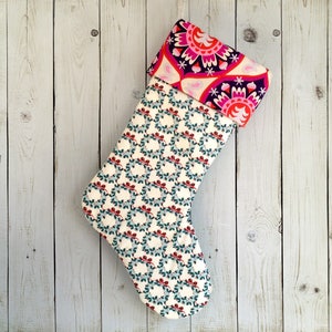 Christmas Stocking // Modern Christmas Stocking // Christmas Decor // Holiday Decor