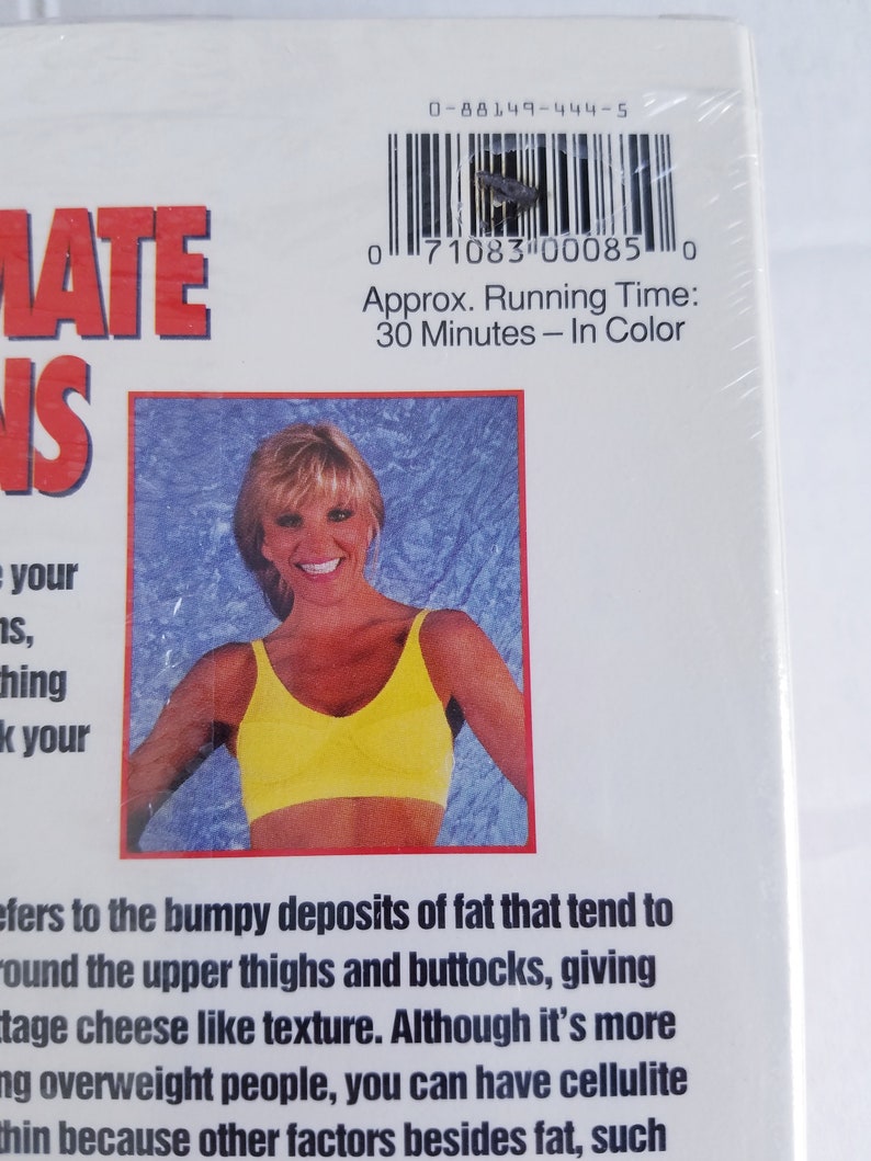 Joanie Greggains Ultimate Buns Fitness Workout VHS 1992 Sealed Etsy