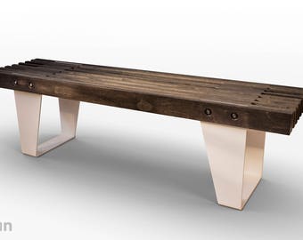 Black stained baltic birch io2 bench