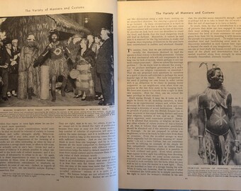 Manners and Customs of Mankind, J.A. Hammerton (ed), w/1500 photos and illustrations, some in color, undated (circa 1920s).