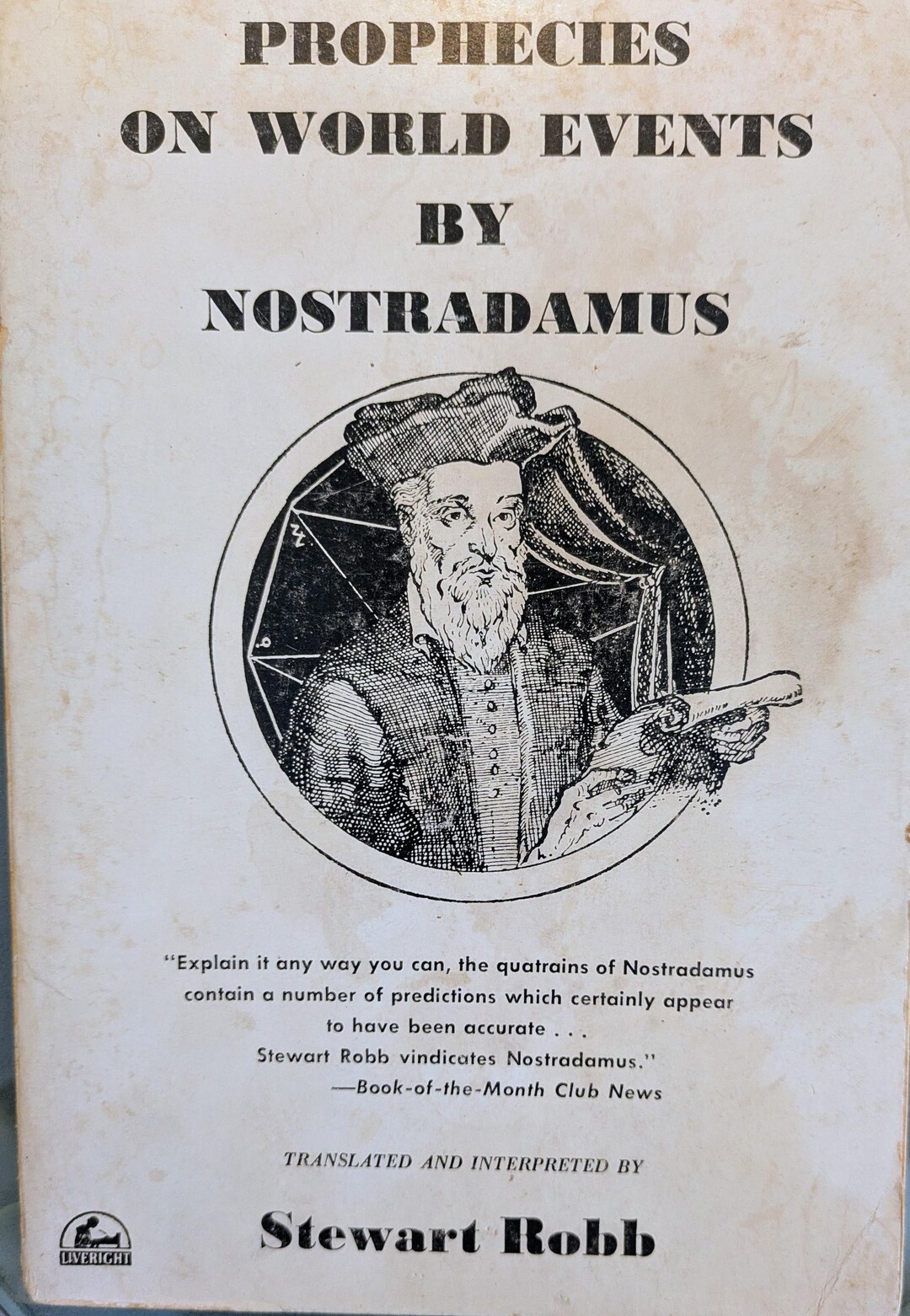 Stuart Robb Nostradamus Prophecy on World Events -- Stewart Robb, 1961 - Etsy