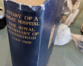 Medical History, Scotland:  The Story of a Great Hospital, The Royal Infirmary of Edinburgh, 1729-1929.  A. Logan Turner, MD. Scarce