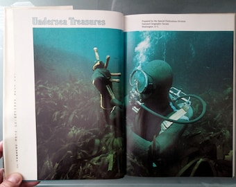 Undersea Treasures -- National Geographic Society, 1974, close-up of treasure diver's world; their methods, rewards, & frustrations