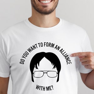 Wil je een alliantie met mij vormen SVG | Dwight Schrute | Citaat op kantoor | SVG en png