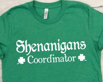 Shenanigans Coordinator - Téléchargement instantané du fichier SVG pour sérigraphie / t-shirt en vinyle