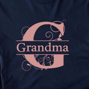 Grandma - Split G Monogram Shirt Instant Download SVG File for Circuit /Vinyl T-shirt