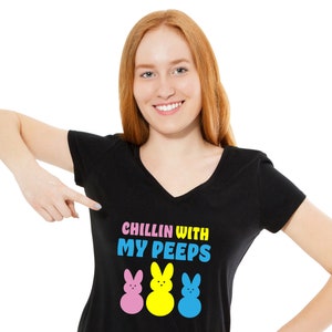 Chillin With My Peeps - Instant Download SVG File for Screen print /vinyl T-shirt